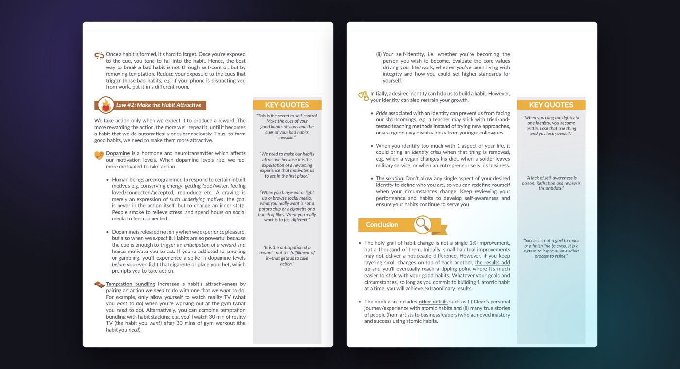 The frameworks, not just the gist
