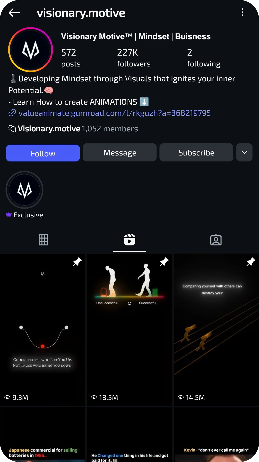 Theme page growth screenshot