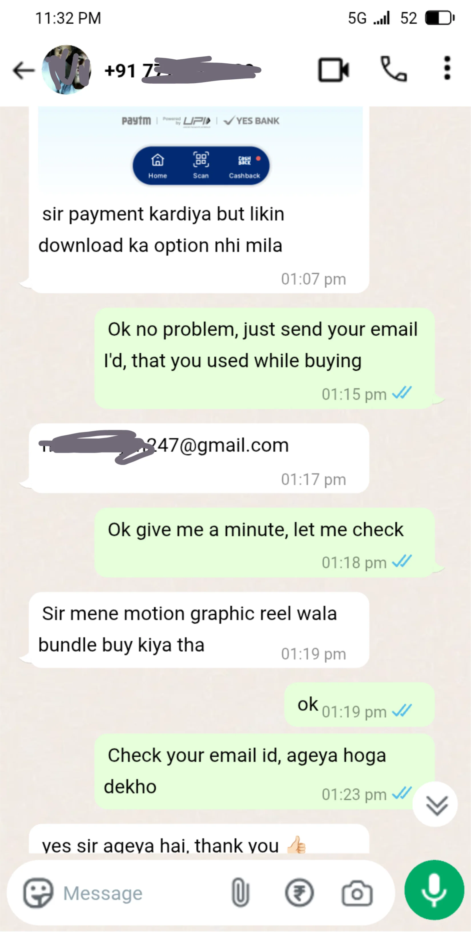 Customer review