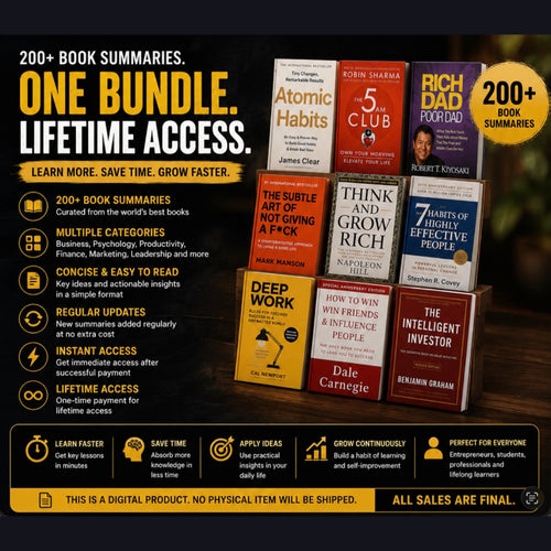 200+ Book Summaries Bundle