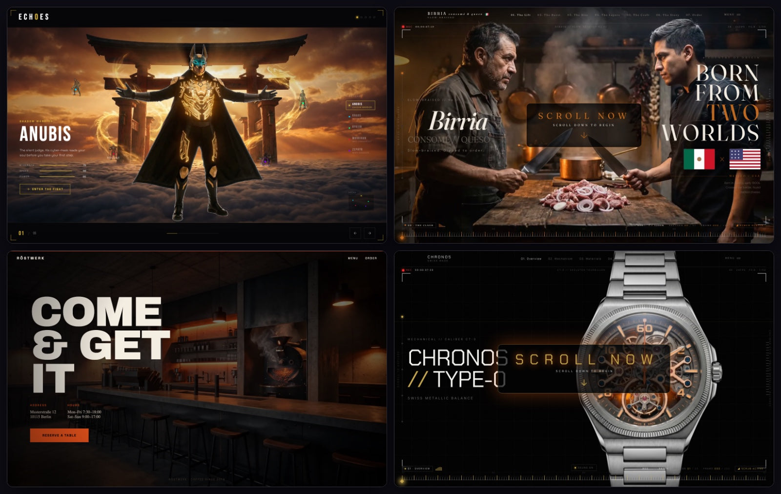 Premium 3D websites that sell for $2,000+.