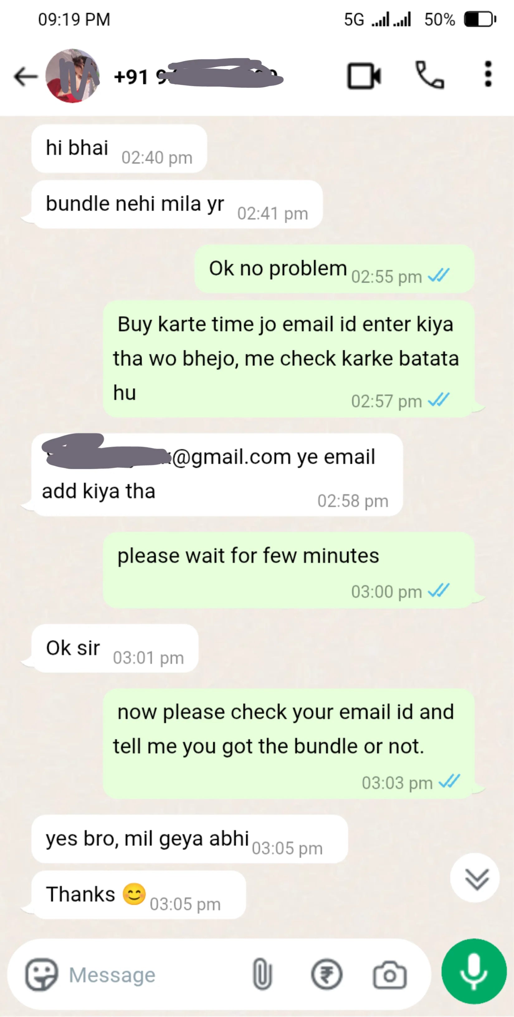 Customer review